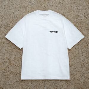 Carhartt WIP W S/S Greatest Hits 02 T-Shirt Womens Small White Organic Cotton